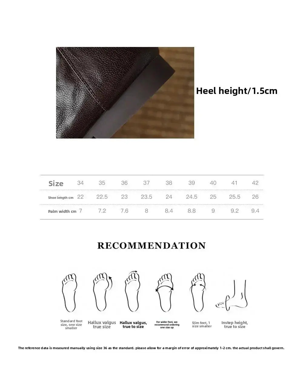 Woman Soft Leather Flat Bottom Single Shoes Women's Low Heel Flats Slip-On Casual Style Home Party Wear round Toe Bean Loafers luxecrown.co.uk