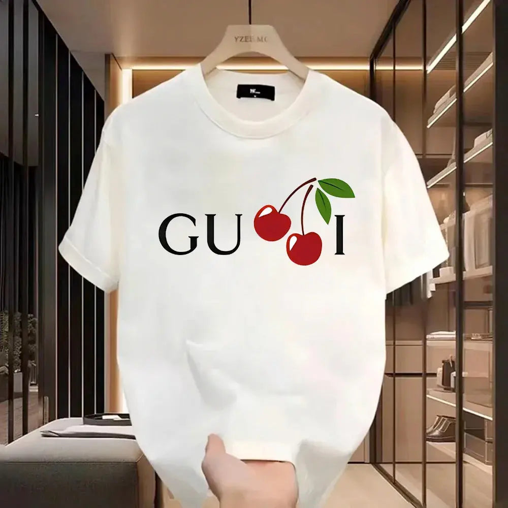 Women Brand T-shirt Classic Short Sleeves Tops&Tees Summer Breathable Harajuku Fashion Luxury Blouse Youthful Clothes for Woman Streetsharks