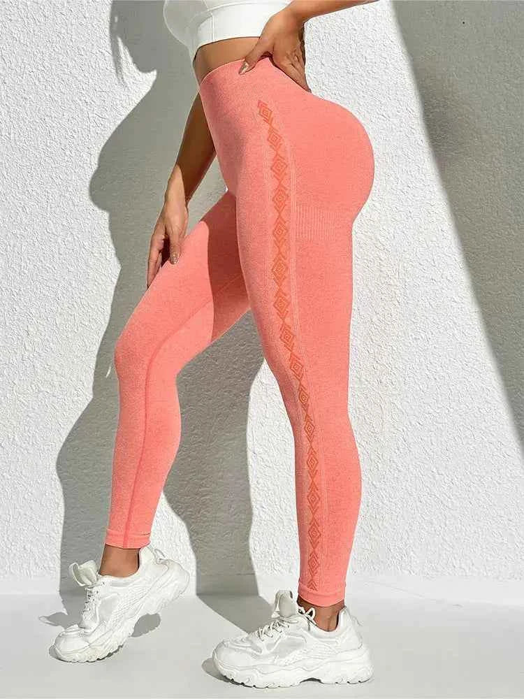 Women Fitness Leggings High Waist Seamless Leggings Sportswear Breathable Feamle Workout Legging