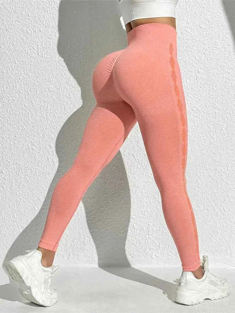 Women Fitness Leggings High Waist Seamless Leggings Sportswear Breathable Feamle Workout Legging