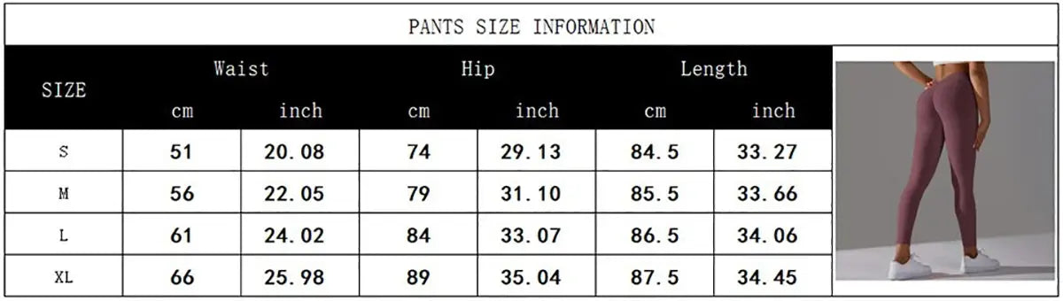 Women Fitness Leggings Workout Gym Running Scrunch Leggings Sexy Back V High Waist Trousers Jogging Active Wear Tight Pants luxecrown.co.uk