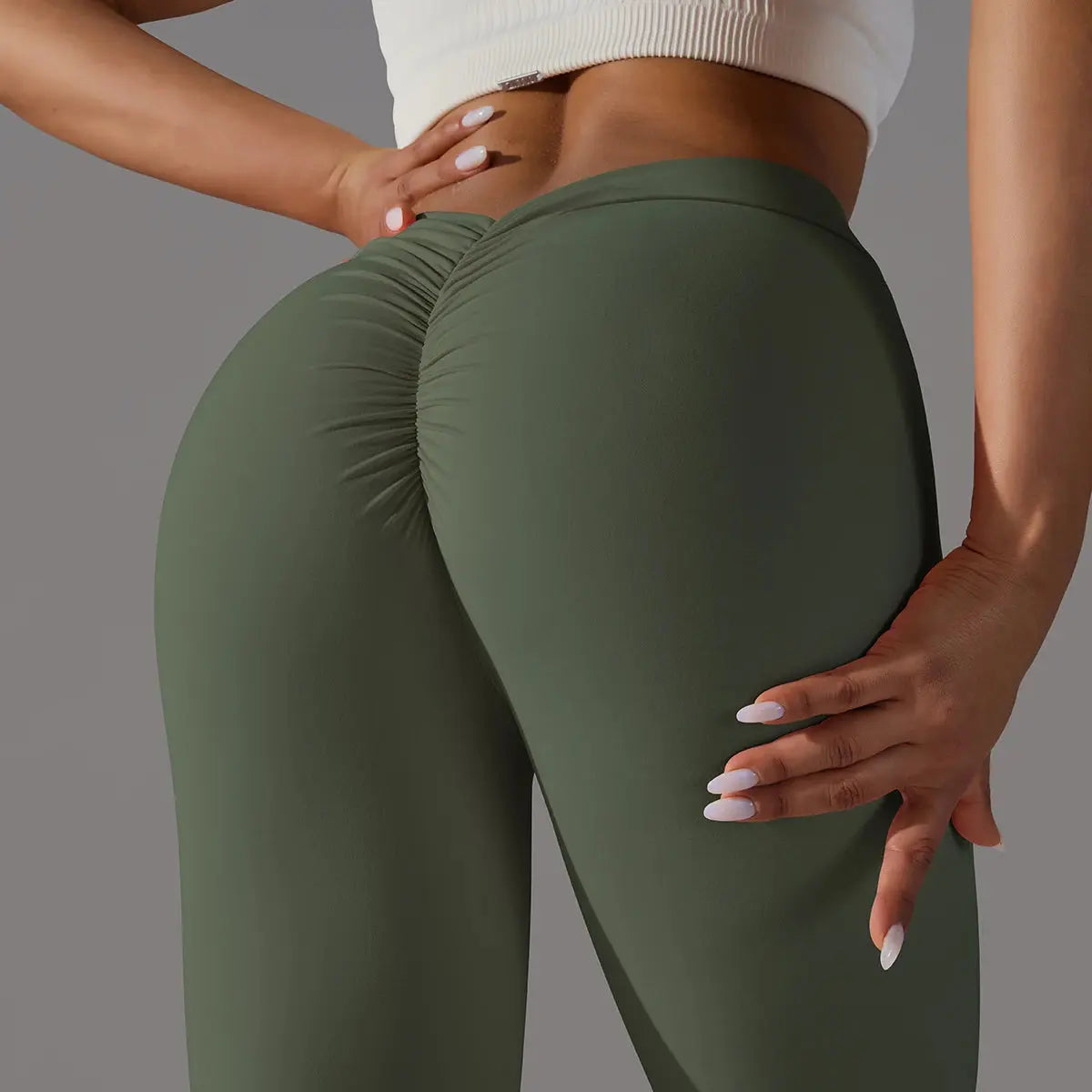 Women Fitness Leggings Workout Gym Running Scrunch Leggings Sexy Back V High Waist Trousers Jogging Active Wear Tight Pants luxecrown.co.uk