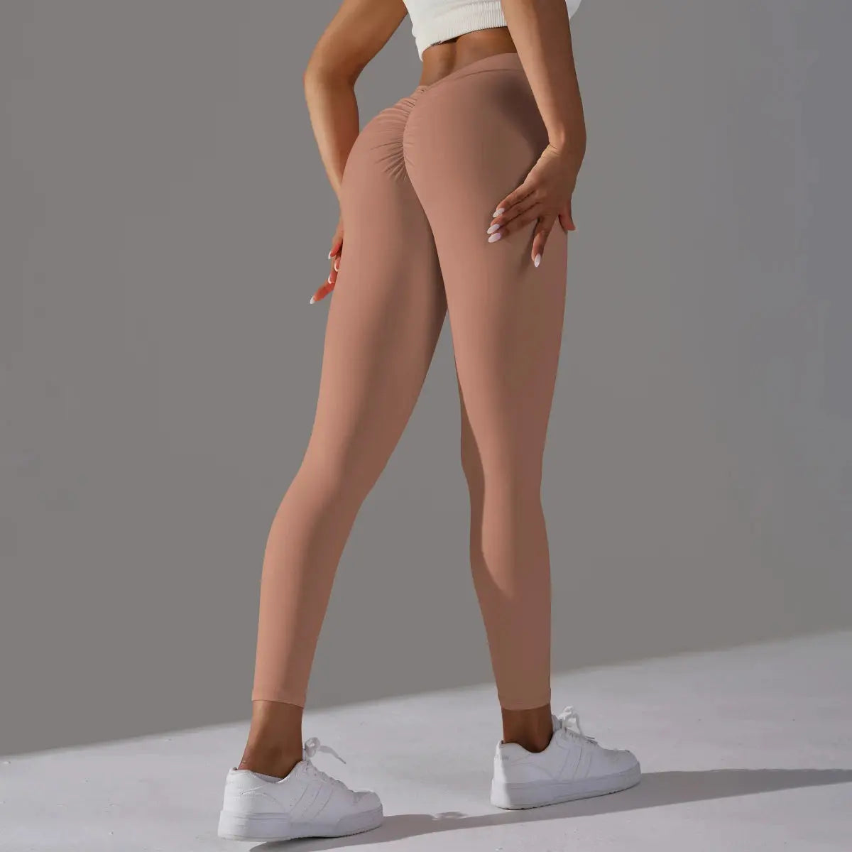 Women Fitness Leggings Workout Gym Running Scrunch Leggings Sexy Back V High Waist Trousers Jogging Active Wear Tight Pants luxecrown.co.uk