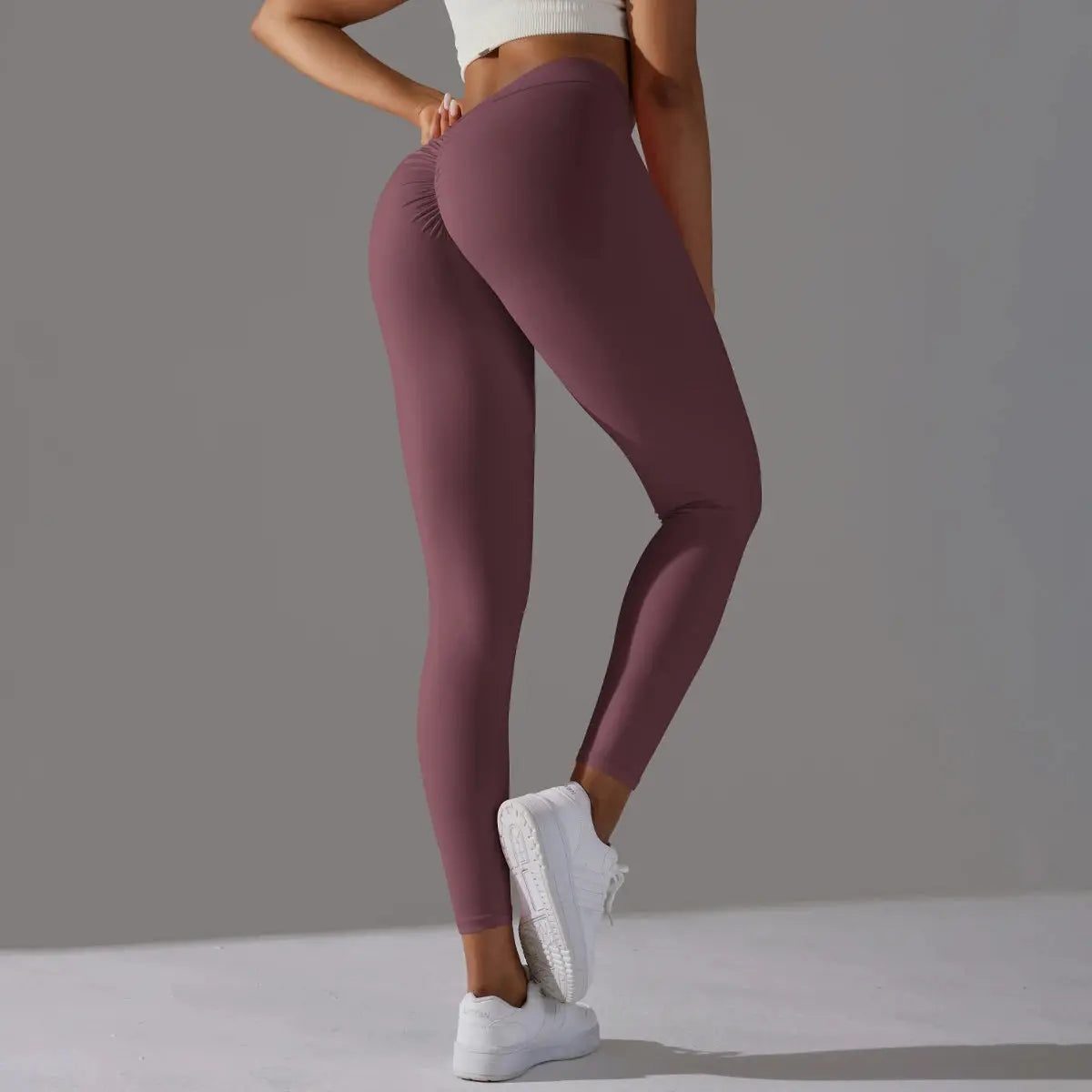 Women Fitness Leggings Workout Gym Running Scrunch Leggings Sexy Back V High Waist Trousers Jogging Active Wear Tight Pants luxecrown.co.uk