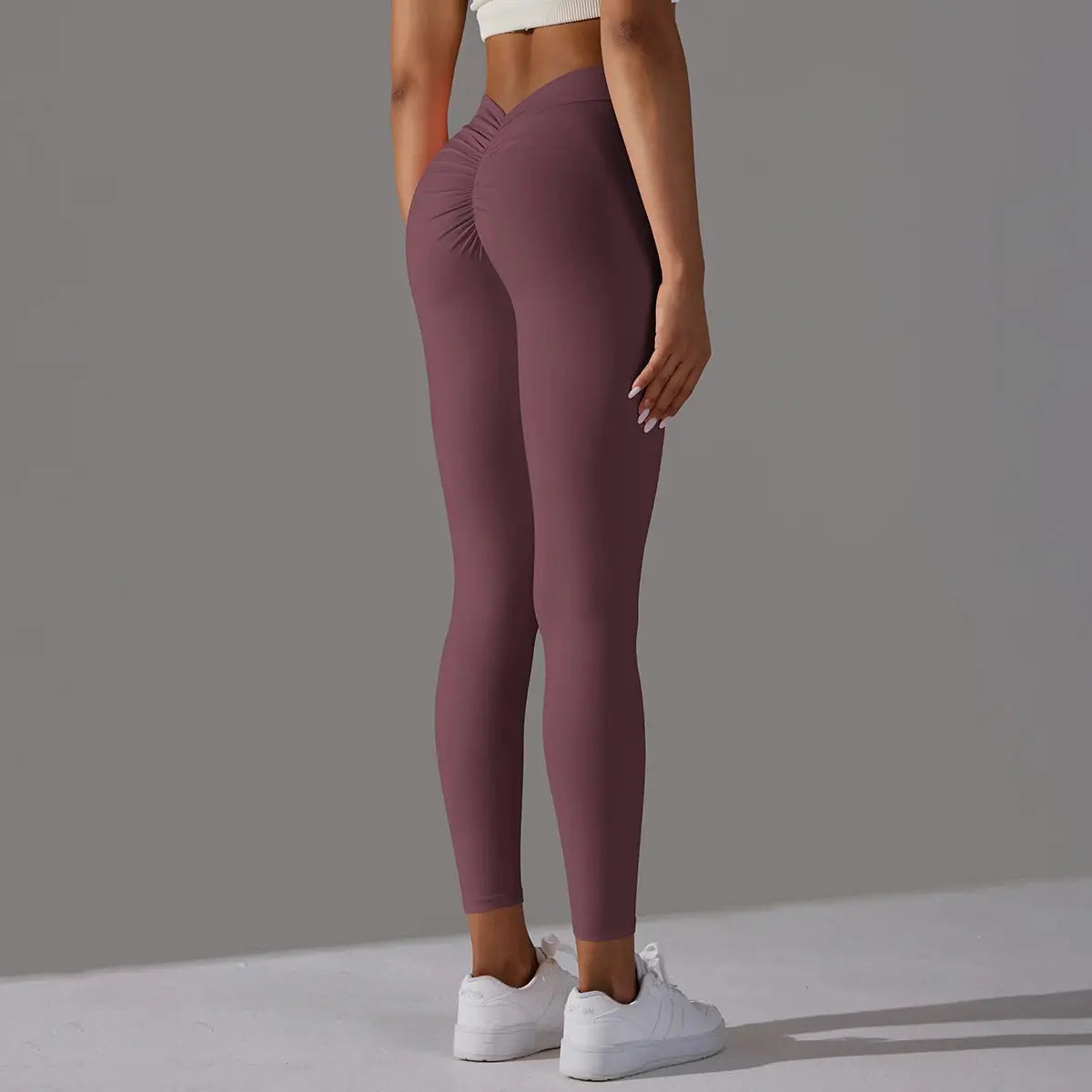 Women Fitness Leggings Workout Gym Running Scrunch Leggings Sexy Back V High Waist Trousers Jogging Active Wear Tight Pants luxecrown.co.uk