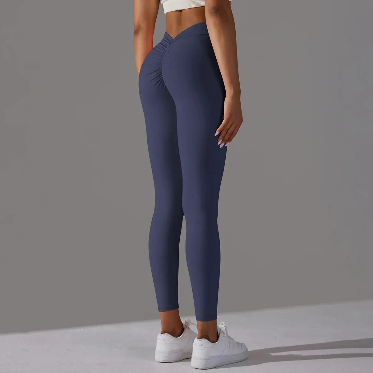 Women Fitness Leggings Workout Gym Running Scrunch Leggings Sexy Back V High Waist Trousers Jogging Active Wear Tight Pants luxecrown.co.uk