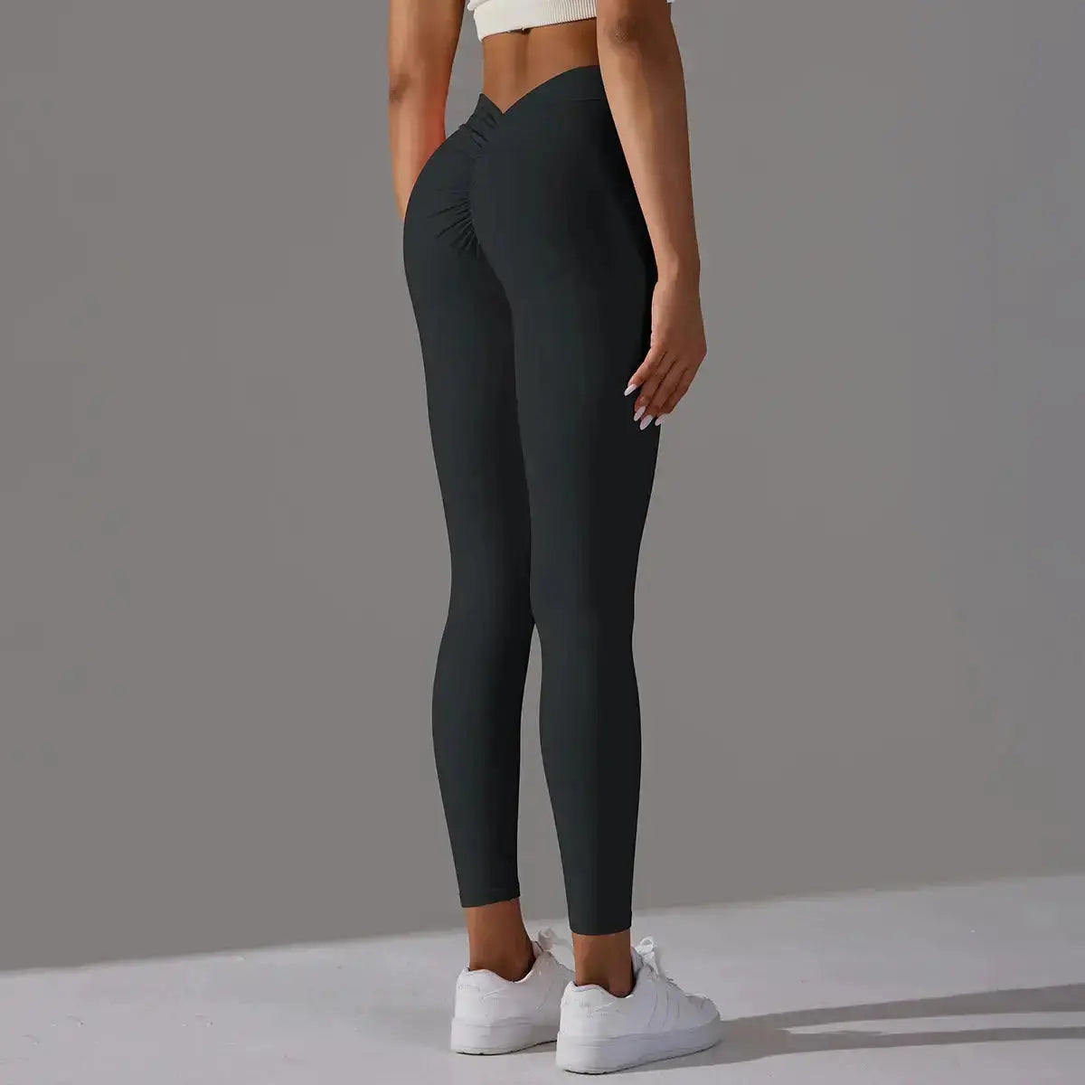 Women Fitness Leggings Workout Gym Running Scrunch Leggings Sexy Back V High Waist Trousers Jogging Active Wear Tight Pants luxecrown.co.uk