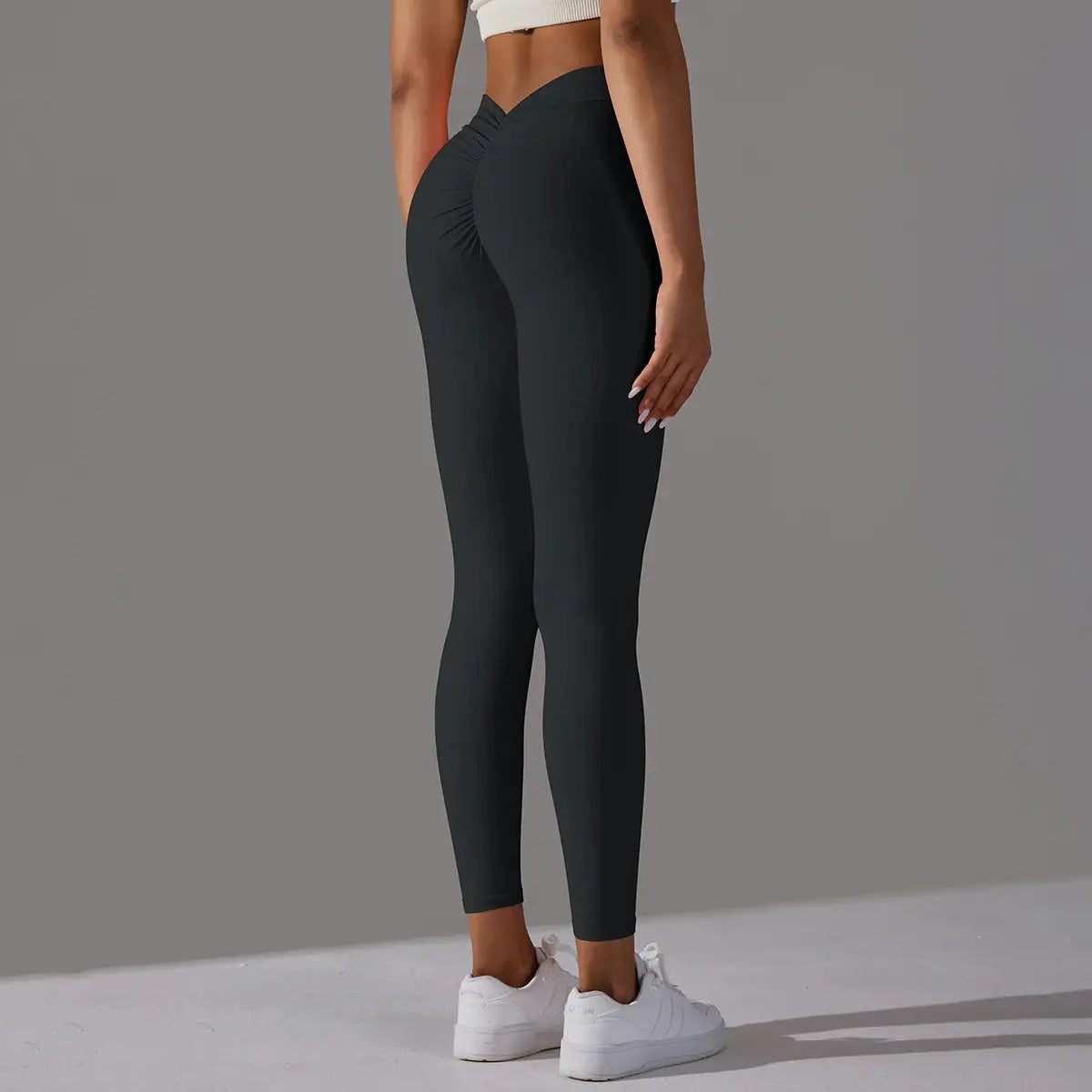 Women Fitness Leggings Workout Gym Running Scrunch Leggings Sexy Back V High Waist Trousers Jogging Active Wear Tight Pants luxecrown.co.uk