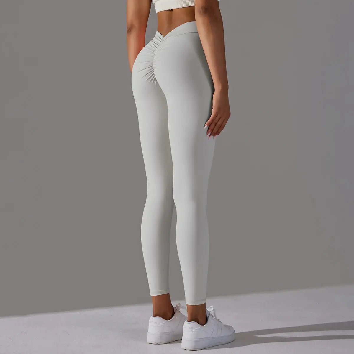 Women Fitness Leggings Workout Gym Running Scrunch Leggings Sexy Back V High Waist Trousers Jogging Active Wear Tight Pants luxecrown.co.uk