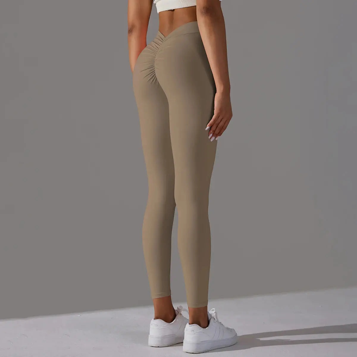 Women Fitness Leggings Workout Gym Running Scrunch Leggings Sexy Back V High Waist Trousers Jogging Active Wear Tight Pants luxecrown.co.uk