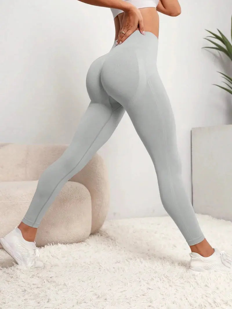 Women Gym Seamless Leggings Yoga Sports Pant Stretchy High Waist Fitness Sports Activewear Pants luxecrown.co.uk