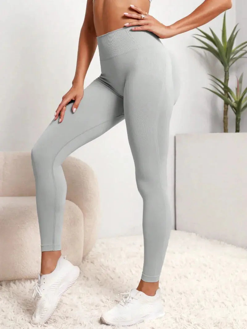 Women Gym Seamless Leggings Yoga Sports Pant Stretchy High Waist Fitness Sports Activewear Pants luxecrown.co.uk