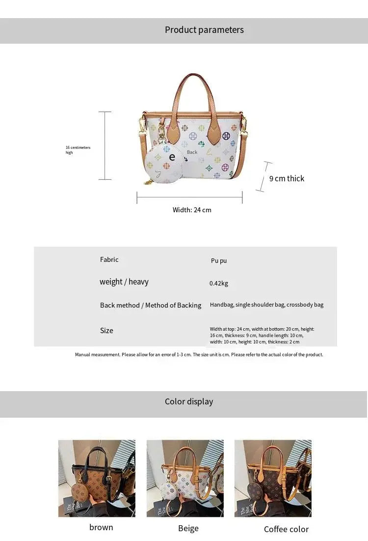 Women Luxury High End Leather Tote Bag Fashion Elegant Shoulder Handbag Classic Crossbody Daily Commuter Look luxecrown.co.uk