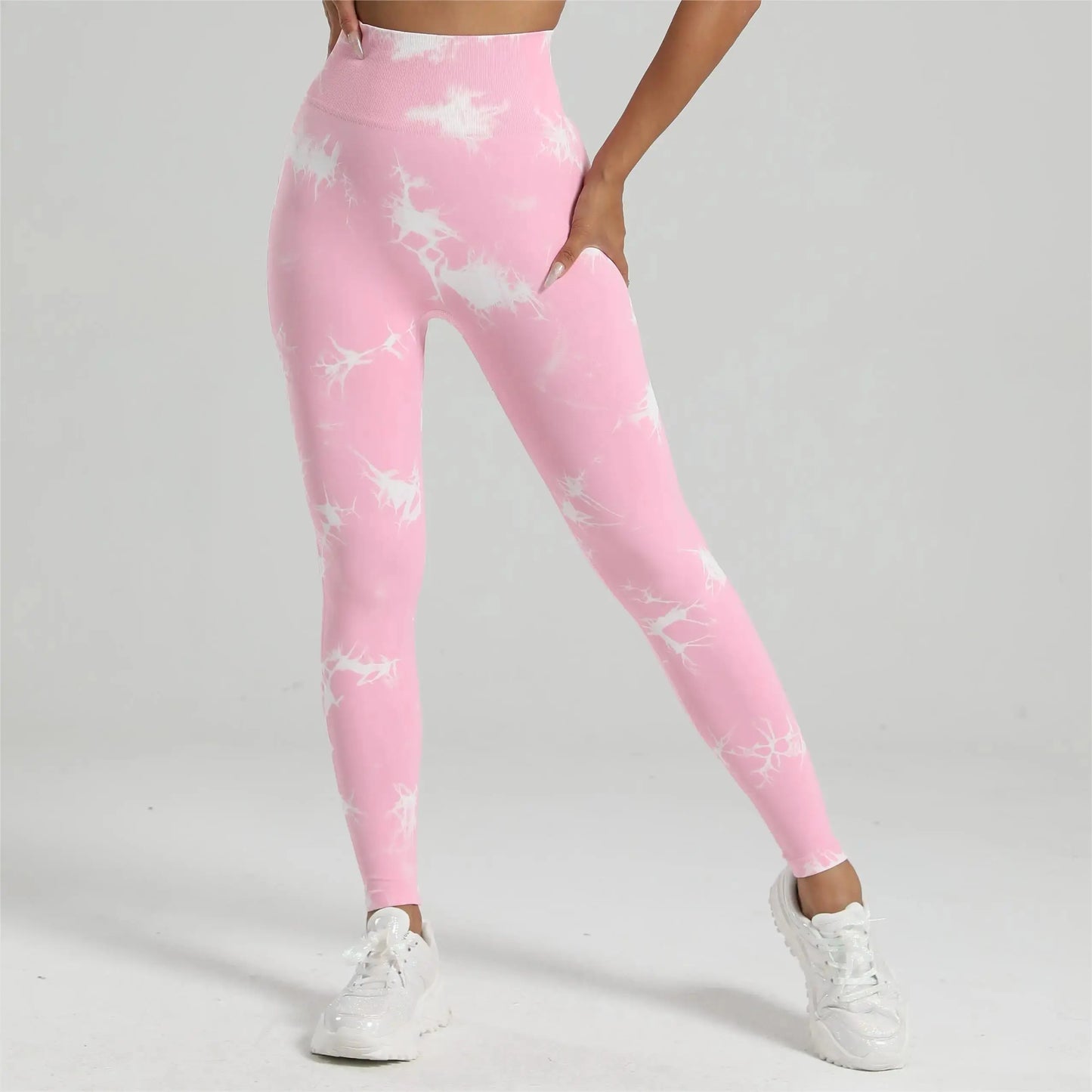 Women Tiedye Gym Leggings Seamless Mujer Push Up Seamless Pants Scrunch Sports Fitness High Waist Workout Yoga Leggins Drop Ship luxecrown.co.uk