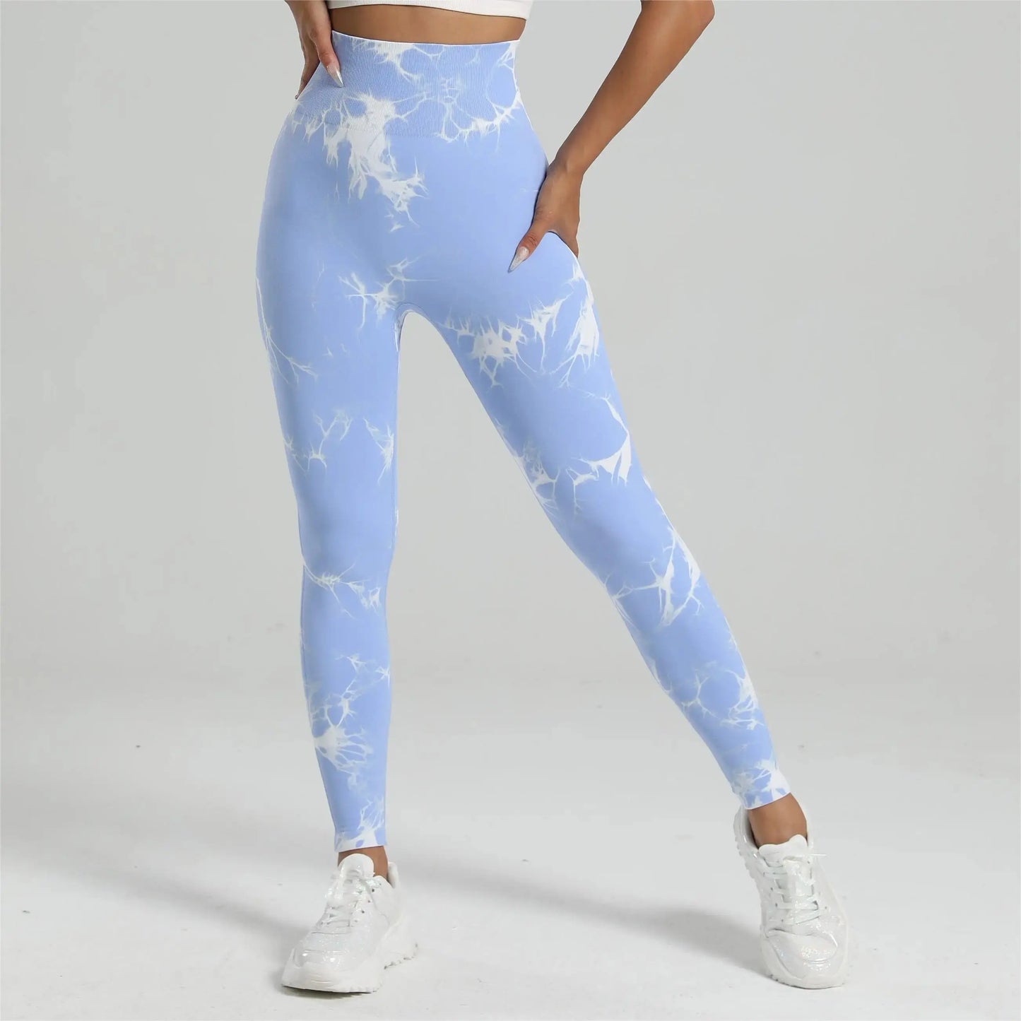 Women Tiedye Gym Leggings Seamless Mujer Push Up Seamless Pants Scrunch Sports Fitness High Waist Workout Yoga Leggins Drop Ship luxecrown.co.uk