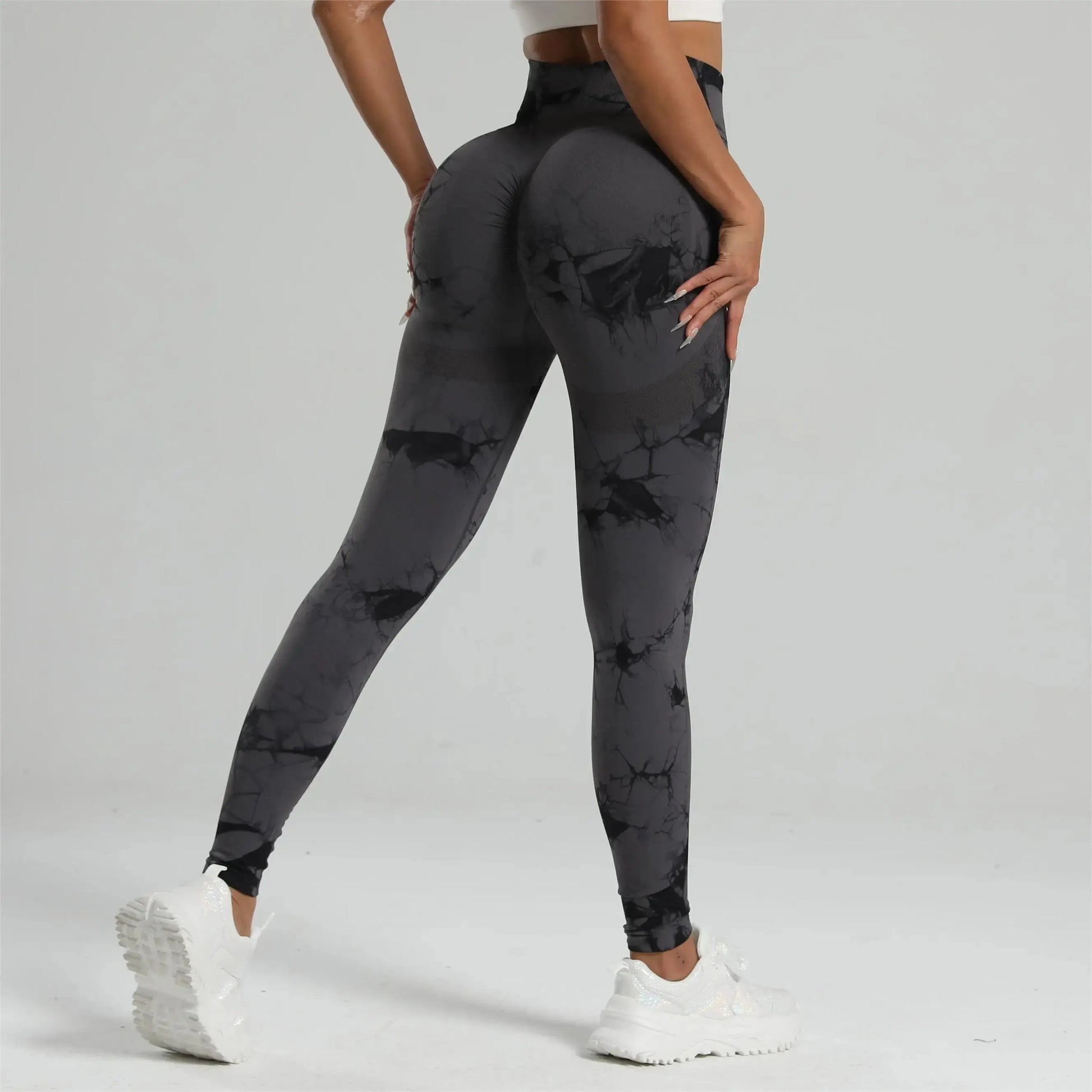 Women Tiedye Gym Leggings Seamless Mujer Push Up Seamless Pants Scrunch Sports Fitness High Waist Workout Yoga Leggins Drop Ship luxecrown.co.uk