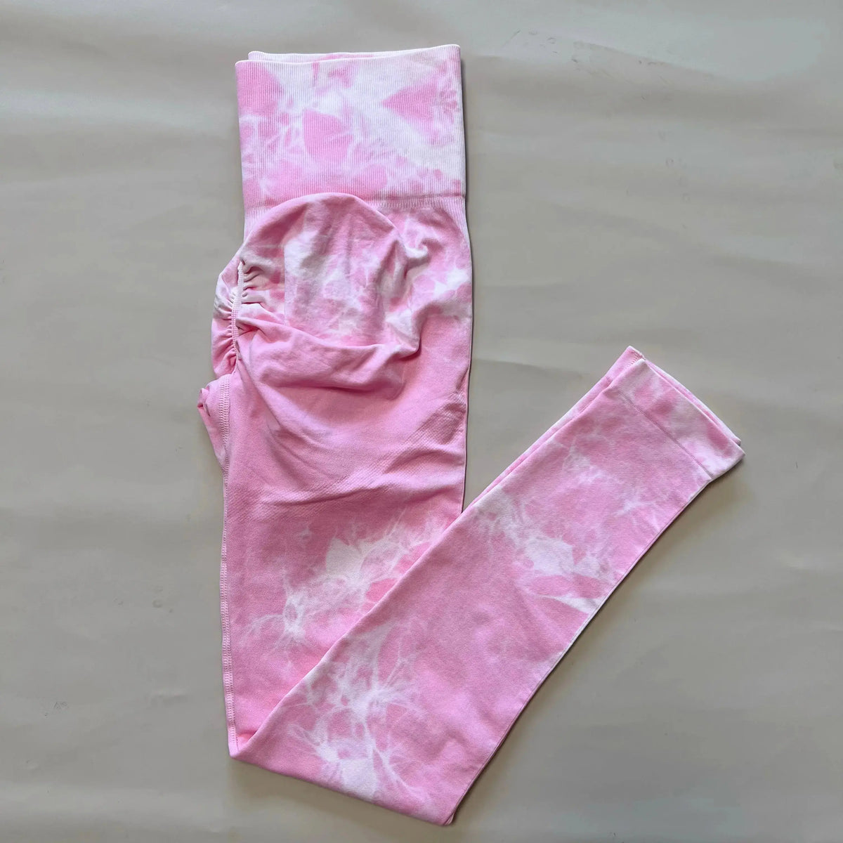 Women Tiedye Scrunch Seamless Leggings High Waist Yoga Training Leggins Workout Sports Gym Runing Joggers luxecrown.co.uk