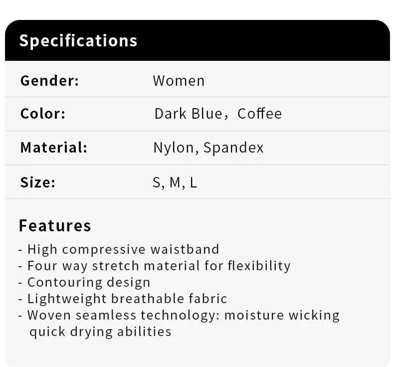 Women Yoga Fitness Sport High Waist Butt Lift Curves Workout Tights Elastic Gym Training Pants Seamless Legging CK1718 luxecrown.co.uk