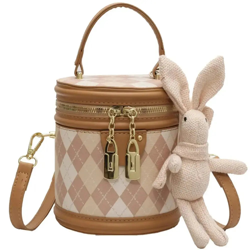 Women's Bag for Women Fashion Luxury Designer Zipper Small Handbags For Women Leather Bucket Shoulder Bag 2023 New Trend Pendant Streetsharks