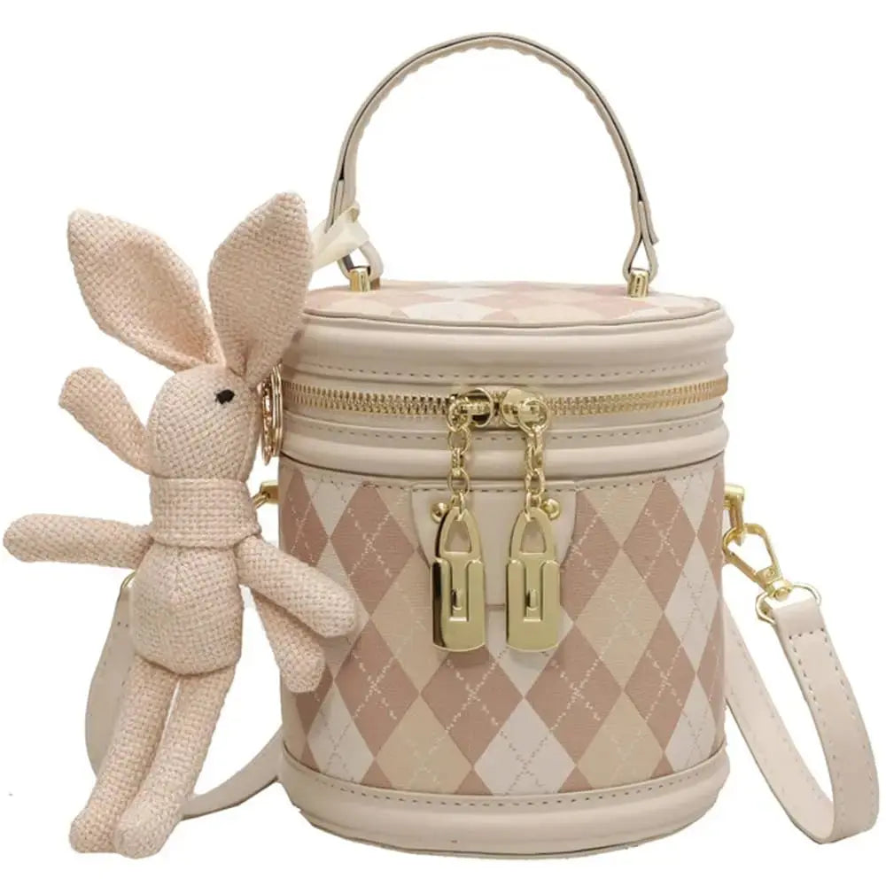 Women's Bag for Women Fashion Luxury Designer Zipper Small Handbags For Women Leather Bucket Shoulder Bag 2023 New Trend Pendant Streetsharks