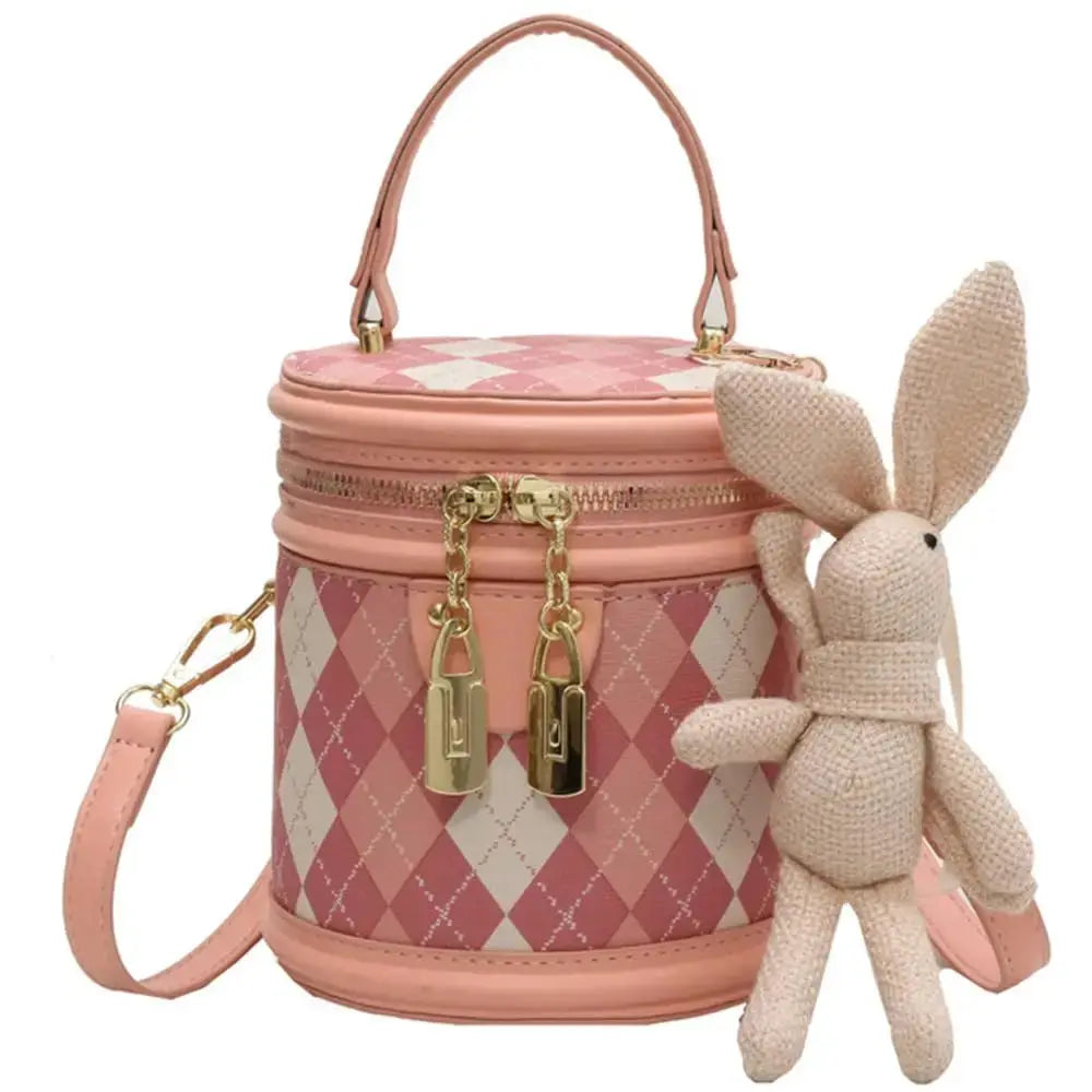 Women's Bag for Women Fashion Luxury Designer Zipper Small Handbags For Women Leather Bucket Shoulder Bag 2023 New Trend Pendant Streetsharks