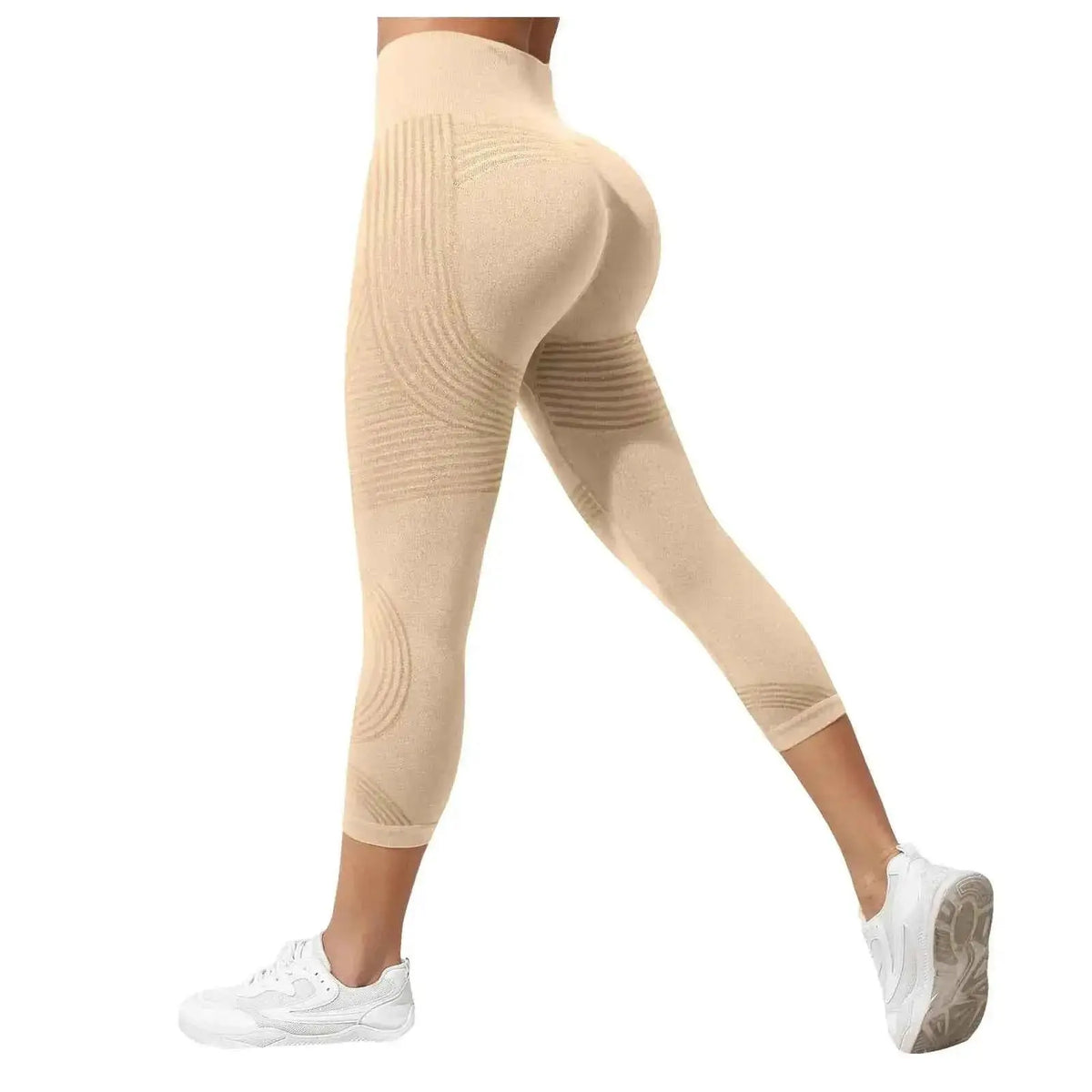 Women's Cellulite 3D Leggings High Waisted Butt Lifting Tummy Control Anti-Cellulite Legging For Gym Workout Yoga Capris Pants