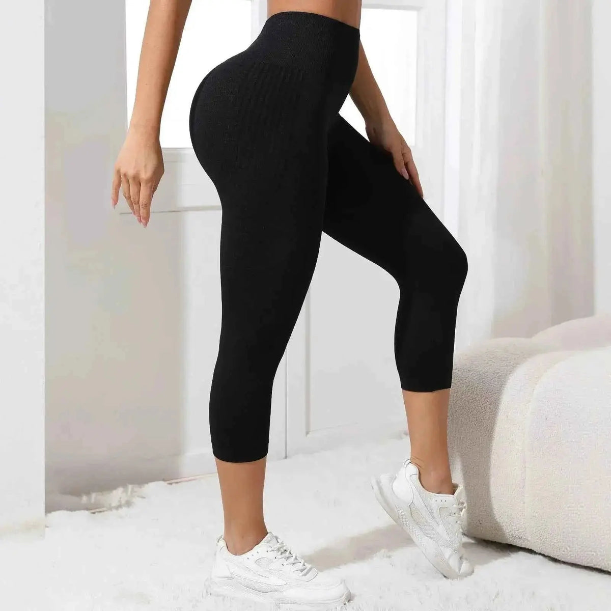 Women's Cellulite 3D Leggings High Waisted Butt Lifting Tummy Control Anti-Cellulite Legging For Gym Workout Yoga Capris Pants