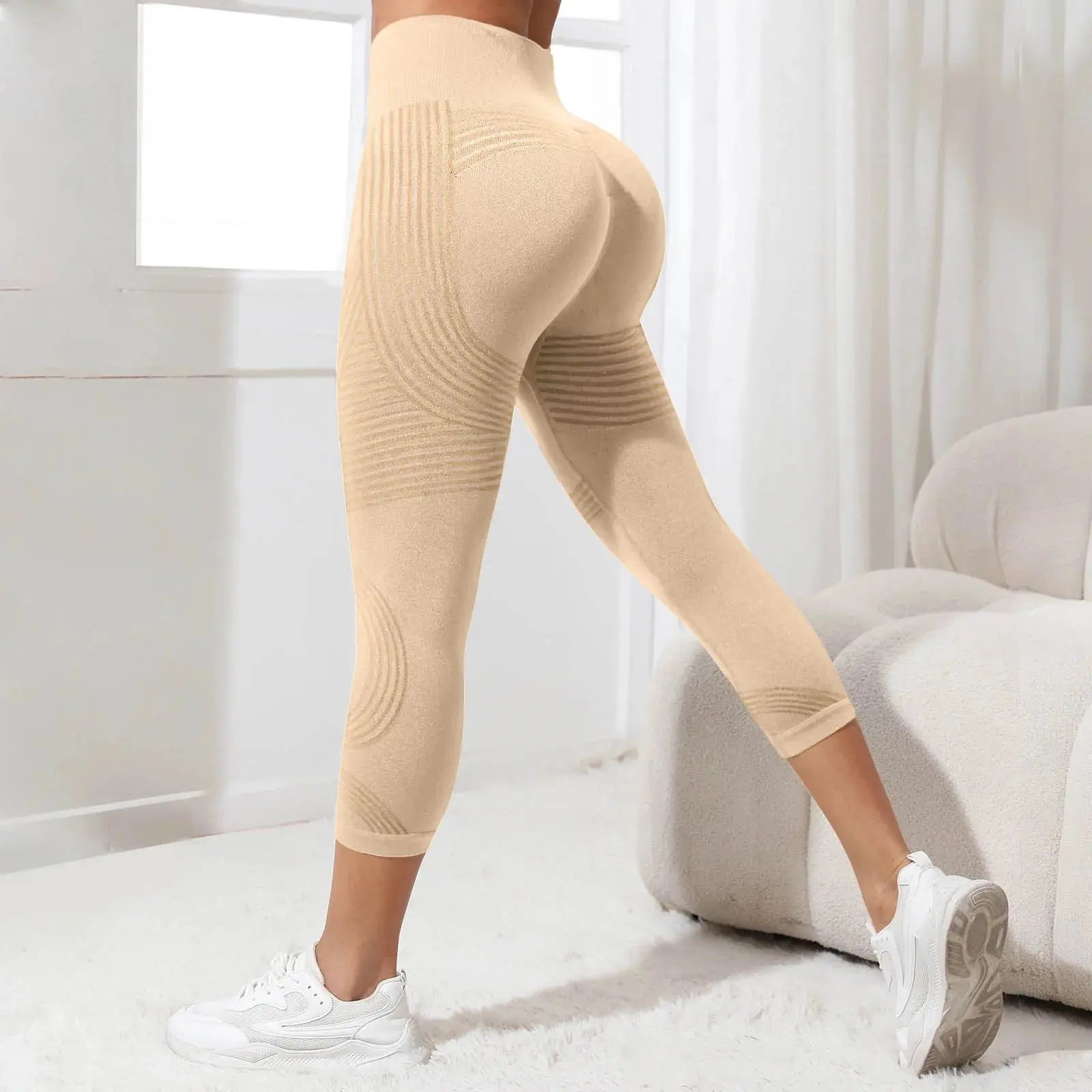 Women's Cellulite 3D Leggings High Waisted Butt Lifting Tummy Control Anti-Cellulite Legging For Gym Workout Yoga Capris Pants luxecrown.co.uk