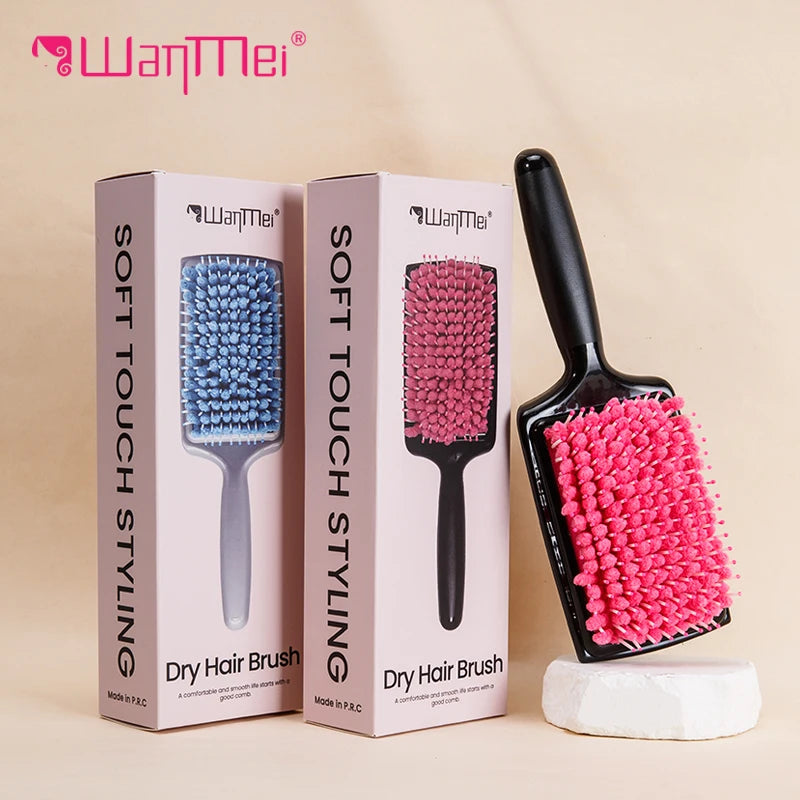 Women's Hair Dryer Comb Microfiber Bristles Quick Absorbent Drying Brush Hair Care Protection luxecrown.co.uk
