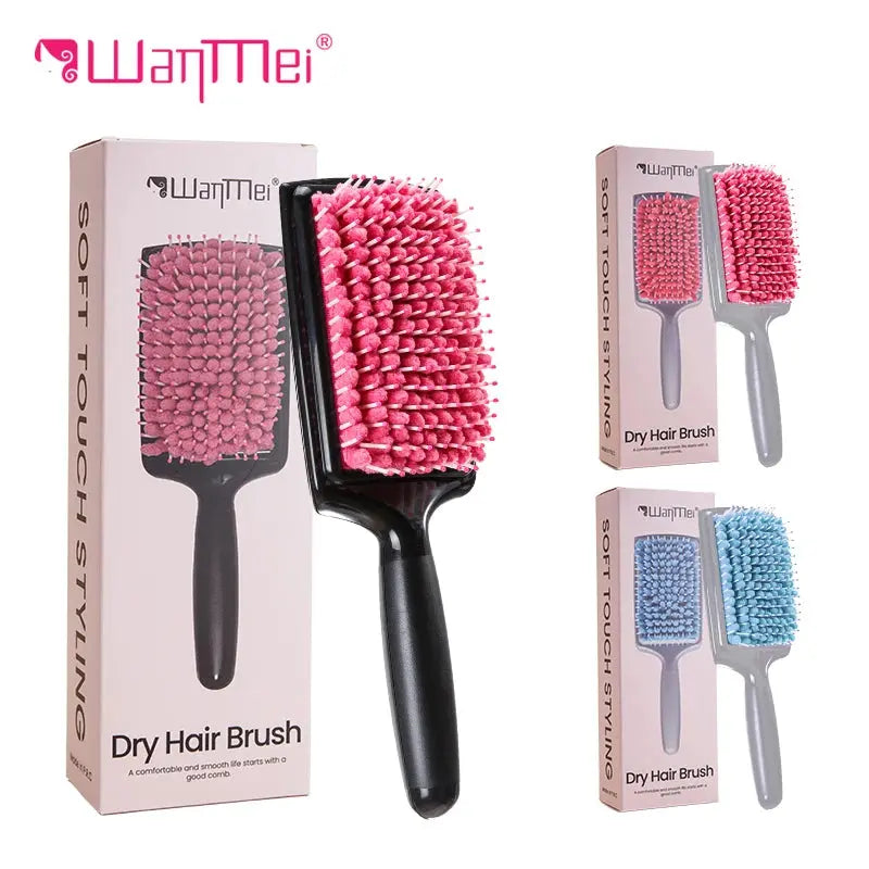 Women's Hair Dryer Comb Microfiber Bristles Quick Absorbent Drying Brush Hair Care Protection luxecrown.co.uk