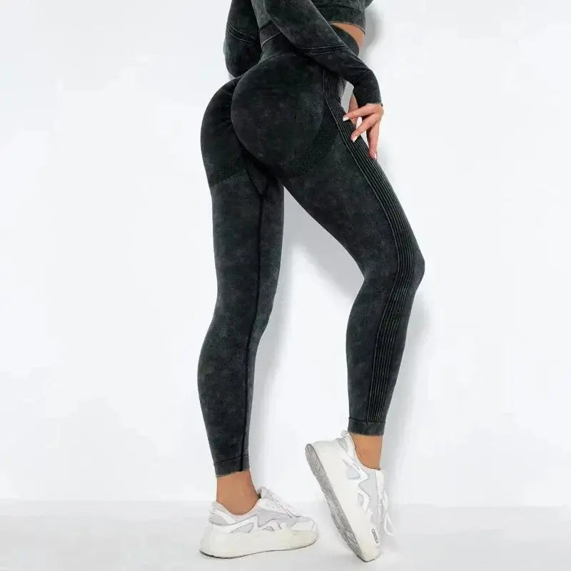 Women's High Waisted Tight Fitting High Stretch Sports Pants, Gym Yoga Pants, Running Exercise Fast Drying Women's Yoga Leggings luxecrown.co.uk