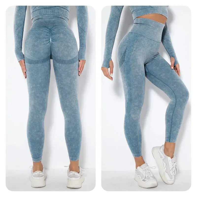 Women's High Waisted Tight Fitting High Stretch Sports Pants, Gym Yoga Pants, Running Exercise Fast Drying Women's Yoga Leggings luxecrown.co.uk