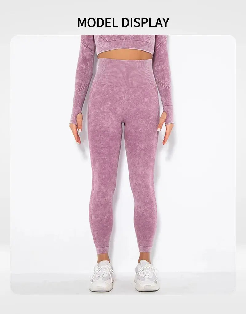 Women's High Waisted Tight Fitting High Stretch Sports Pants, Gym Yoga Pants, Running Exercise Fast Drying Women's Yoga Leggings luxecrown.co.uk
