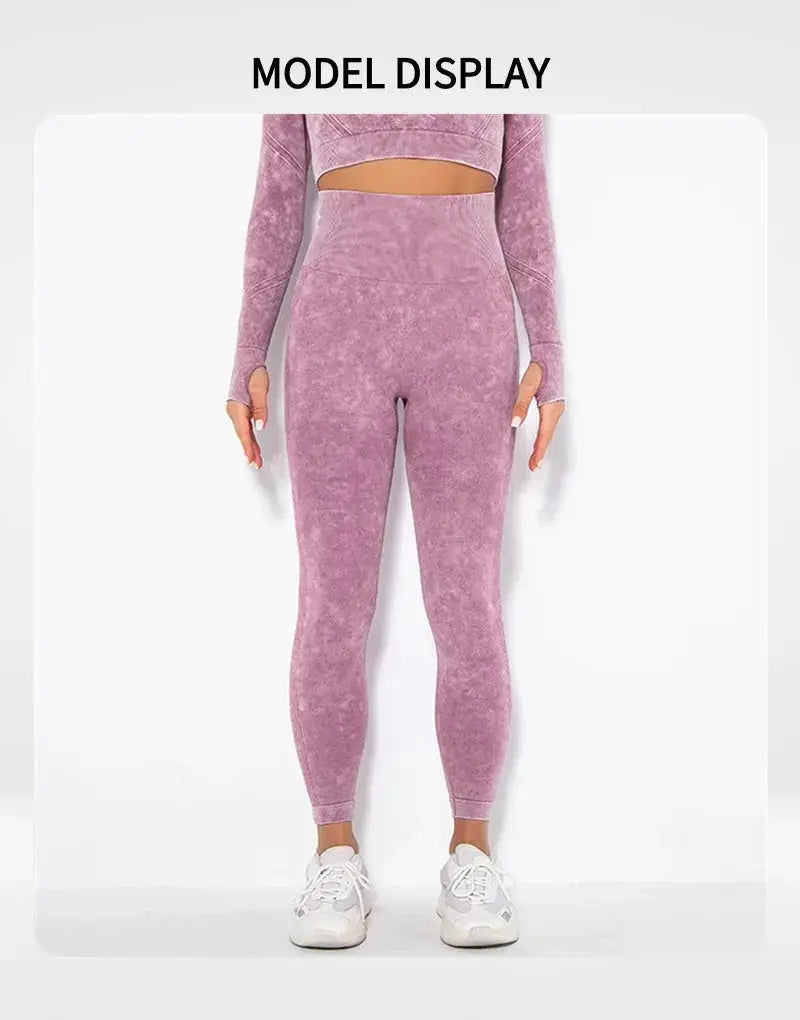 Women's High Waisted Tight Fitting High Stretch Sports Pants, Gym Yoga Pants, Running Exercise Fast Drying Women's Yoga Leggings luxecrown.co.uk