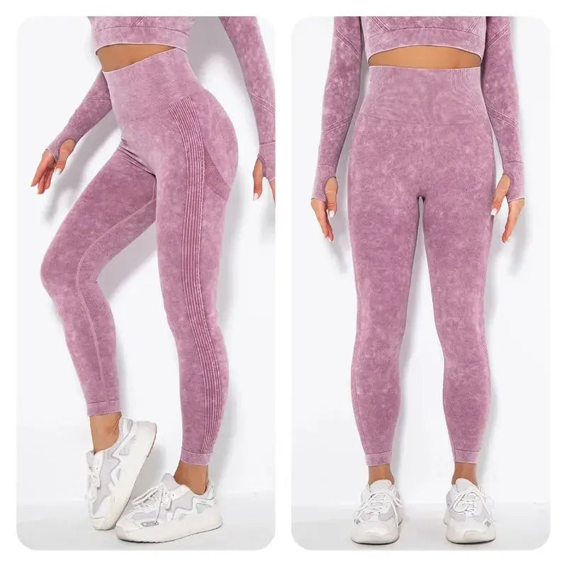 Women's High Waisted Tight Fitting High Stretch Sports Pants, Gym Yoga Pants, Running Exercise Fast Drying Women's Yoga Leggings luxecrown.co.uk