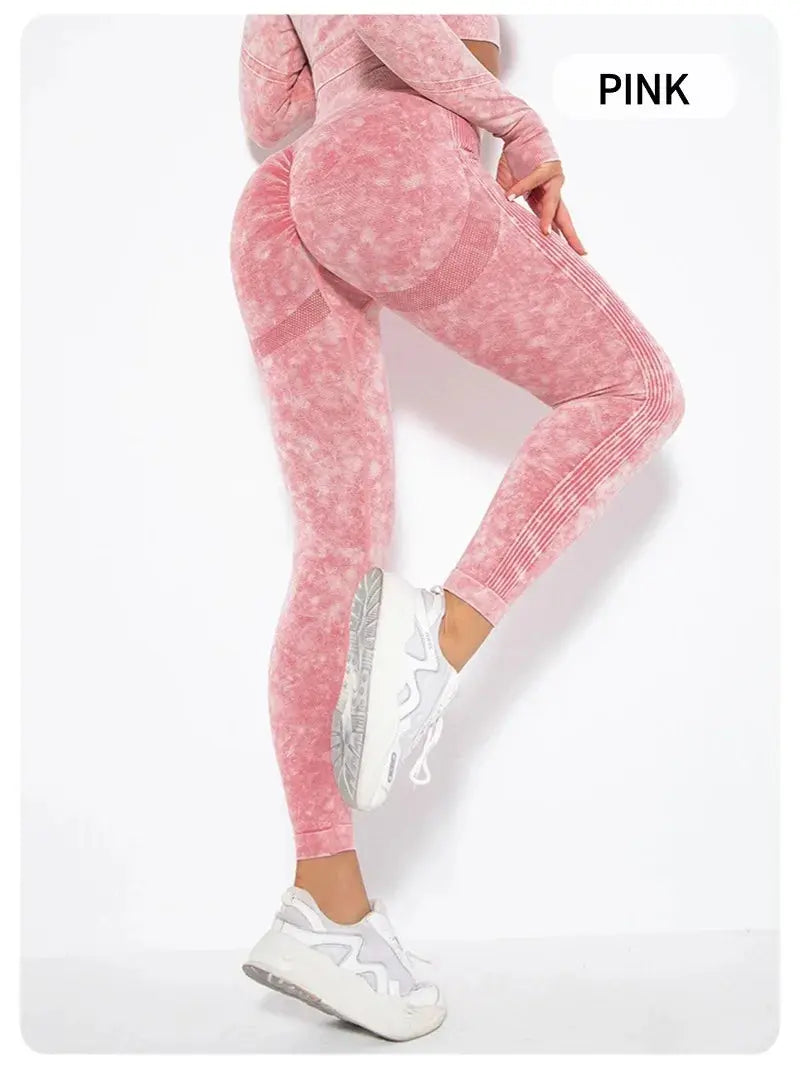 Women's High Waisted Tight Fitting High Stretch Sports Pants, Gym Yoga Pants, Running Exercise Fast Drying Women's Yoga Leggings luxecrown.co.uk