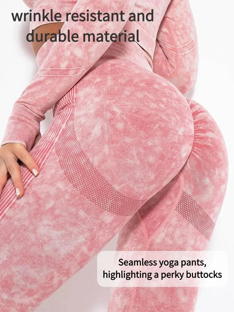 Women's High Waisted Tight Fitting High Stretch Sports Pants, Gym Yoga Pants, Running Exercise Fast Drying Women's Yoga Leggings luxecrown.co.uk