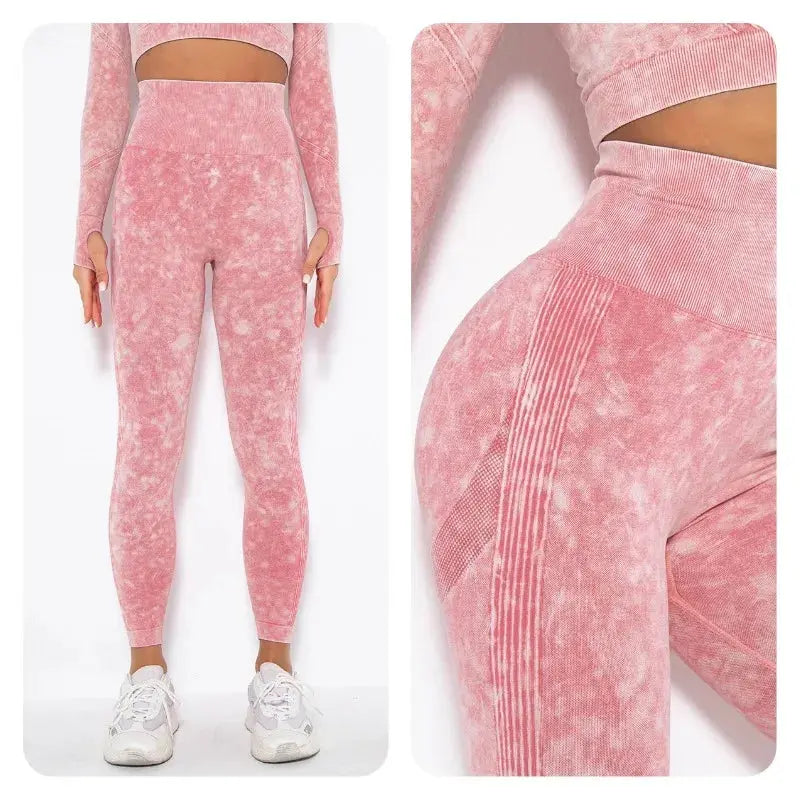 Women's High Waisted Tight Fitting High Stretch Sports Pants, Gym Yoga Pants, Running Exercise Fast Drying Women's Yoga Leggings luxecrown.co.uk