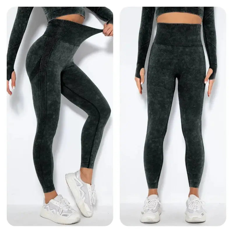 Women's High Waisted Tight Fitting High Stretch Sports Pants, Gym Yoga Pants, Running Exercise Fast Drying Women's Yoga Leggings luxecrown.co.uk