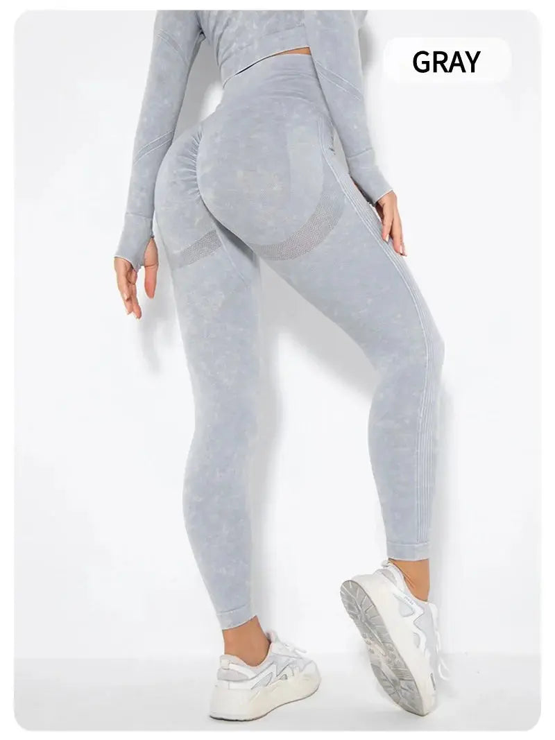 Women's High Waisted Tight Fitting High Stretch Sports Pants, Gym Yoga Pants, Running Exercise Fast Drying Women's Yoga Leggings luxecrown.co.uk