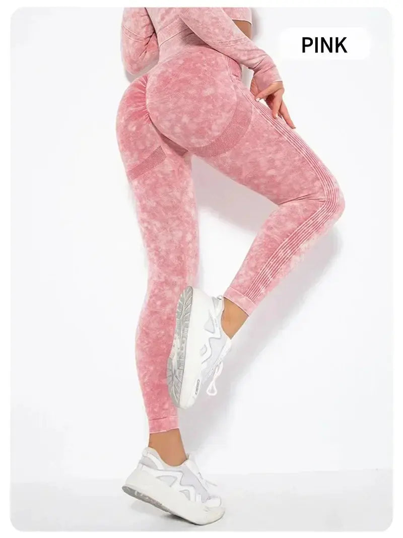 Women's High Waisted Tight Fitting High Stretch Sports Pants, Gym Yoga Pants, Running Exercise Fast Drying Women's Yoga Leggings luxecrown.co.uk