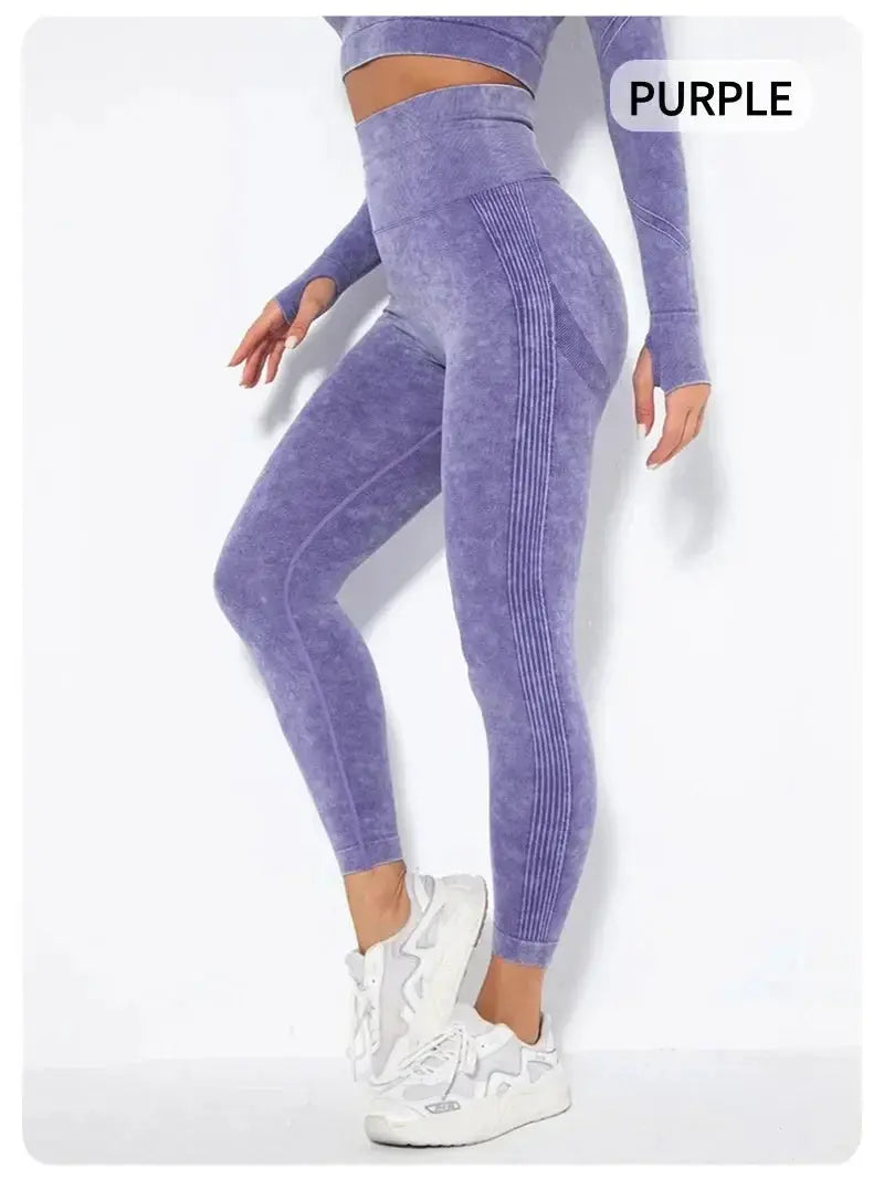 Women's High Waisted Tight Fitting High Stretch Sports Pants, Gym Yoga Pants, Running Exercise Fast Drying Women's Yoga Leggings luxecrown.co.uk