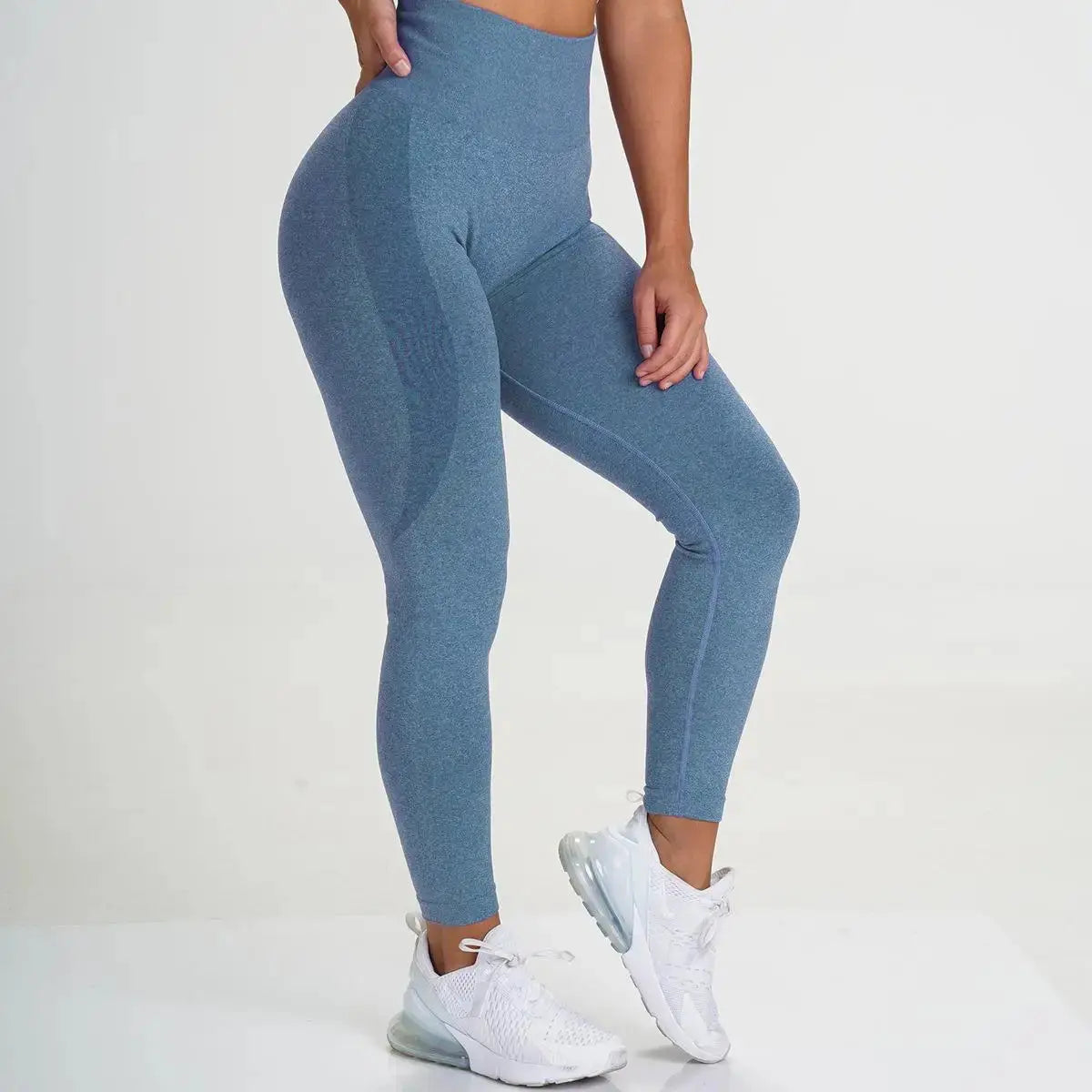 Women's Seamless Yoga Sets - Sexy High Waist Butt Lifting Leggings & Sports Bras Tops Fitness Workout Gym Wear luxecrown.co.uk