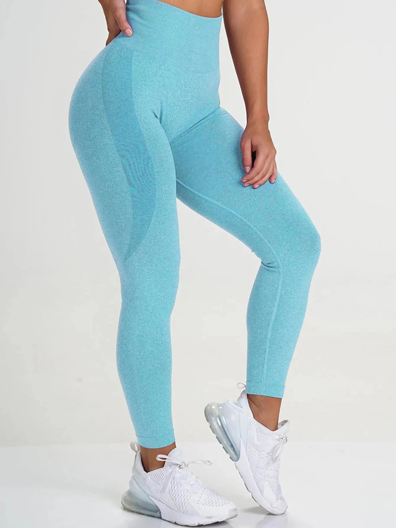 Women's Seamless Yoga Sets - Sexy High Waist Butt Lifting Leggings & Sports Bras Tops Fitness Workout Gym Wear luxecrown.co.uk