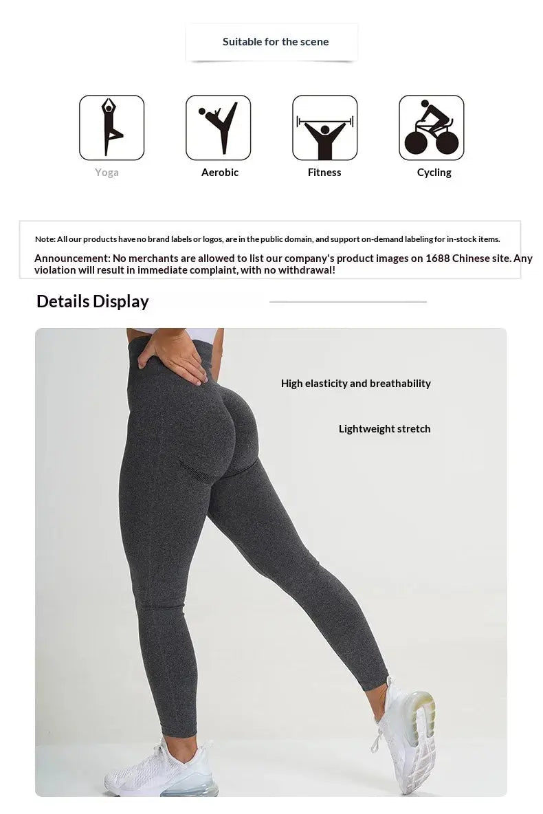 Women's Seamless Yoga Sets - Sexy High Waist Butt Lifting Leggings & Sports Bras Tops Fitness Workout Gym Wear luxecrown.co.uk