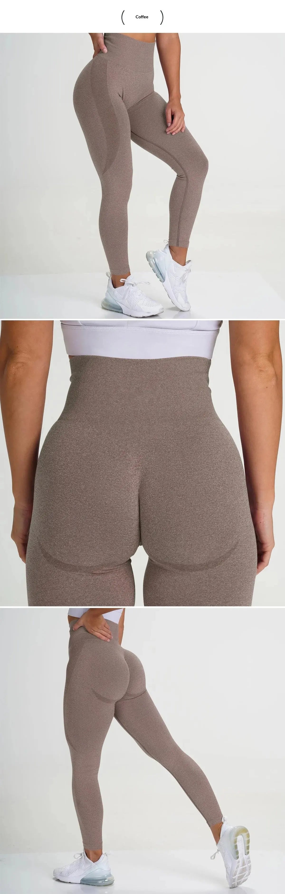 Women's Seamless Yoga Sets - Sexy High Waist Butt Lifting Leggings & Sports Bras Tops Fitness Workout Gym Wear luxecrown.co.uk