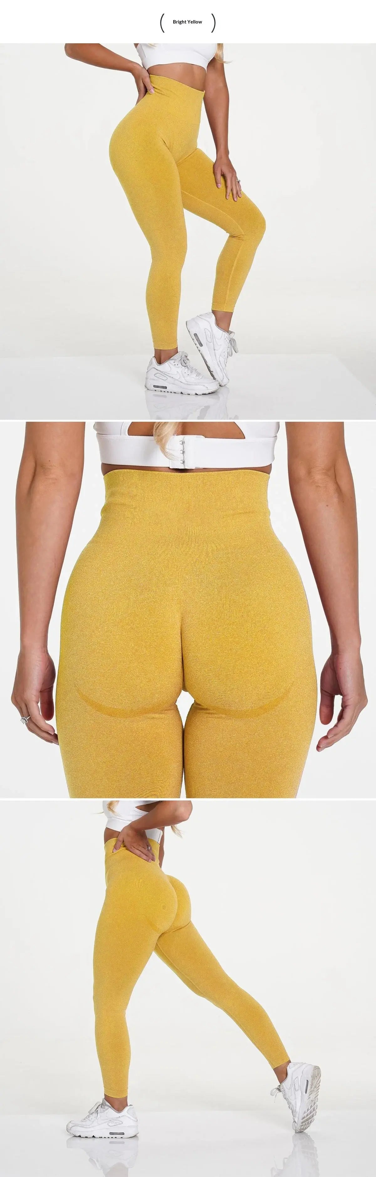 Women's Seamless Yoga Sets - Sexy High Waist Butt Lifting Leggings & Sports Bras Tops Fitness Workout Gym Wear luxecrown.co.uk