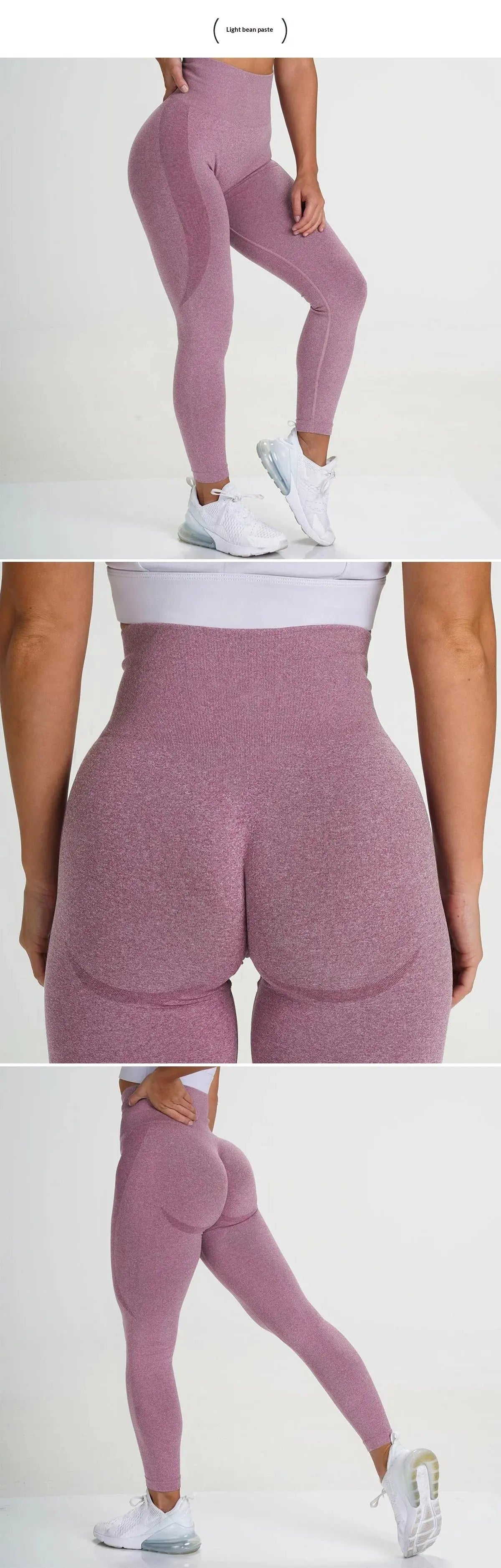 Women's Seamless Yoga Sets - Sexy High Waist Butt Lifting Leggings & Sports Bras Tops Fitness Workout Gym Wear luxecrown.co.uk