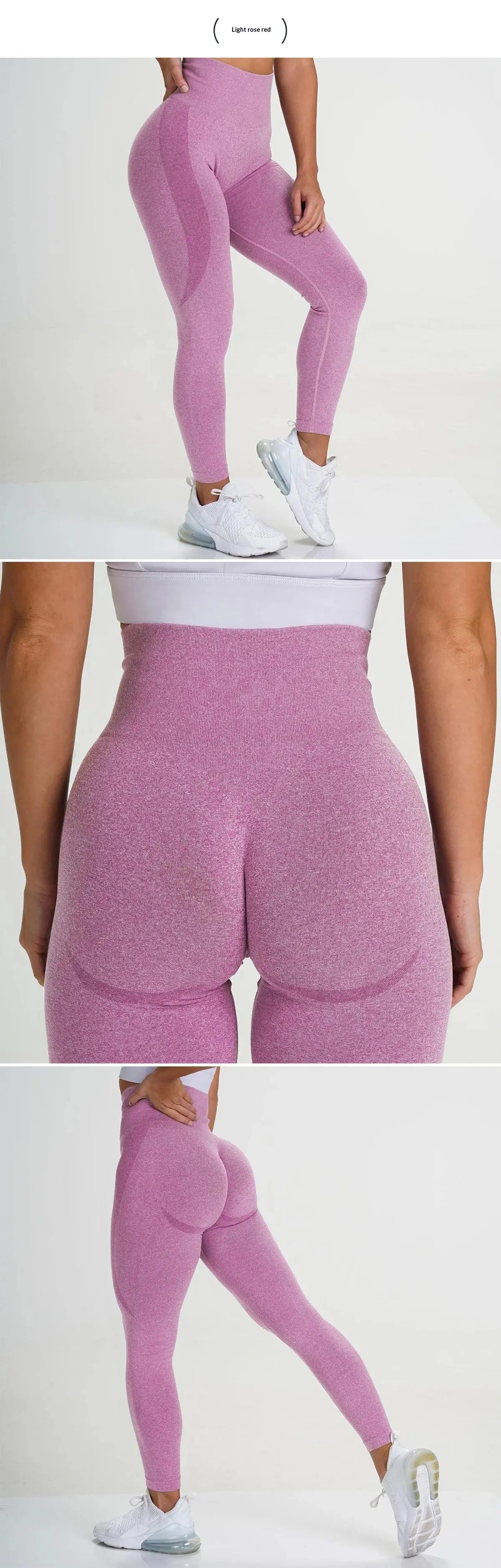 Women's Seamless Yoga Sets - Sexy High Waist Butt Lifting Leggings & Sports Bras Tops Fitness Workout Gym Wear luxecrown.co.uk