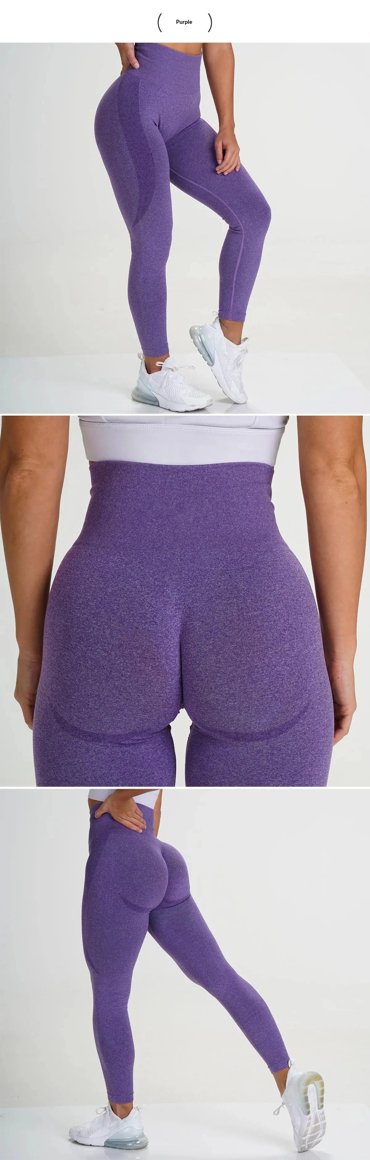 Women's Seamless Yoga Sets - Sexy High Waist Butt Lifting Leggings & Sports Bras Tops Fitness Workout Gym Wear luxecrown.co.uk